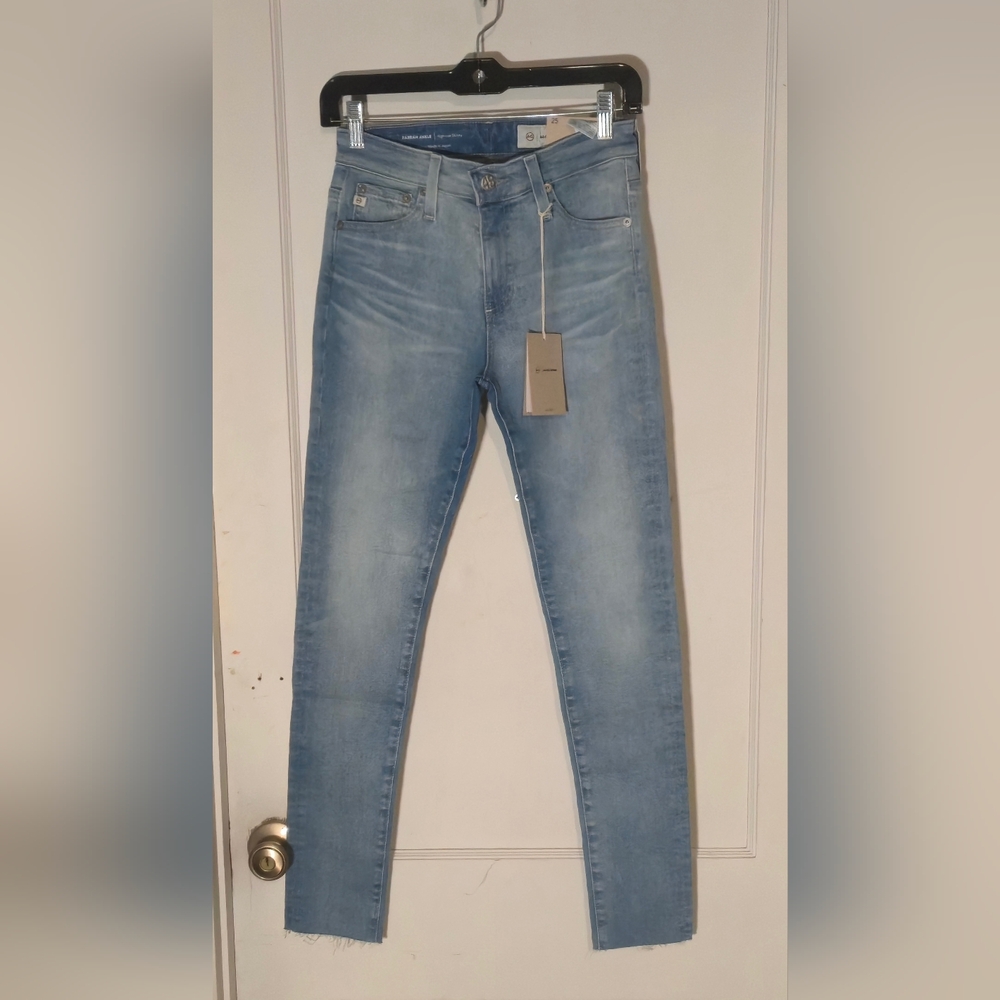 AG Denim Farrah Ankle High Rise Skinny Jean Size 25
